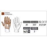 HexArmor 7101 Rig Lizard Fluid, 15-Gauge, Nitrile Palm, Impact, Cut A1